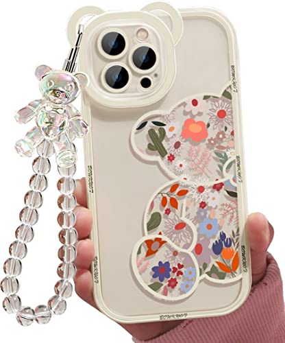 Shinymore Schutzhülle für iPhone 8 Plus, Bär, niedliche Blumen, Kameraschutz, transparente Hülle mit schönem Riemen, Armband, Kette, Mädchen, Frauen, Hülle für iPhone 7 Plus 8 Plus Shinymore Schutzhülle für iPhone 8 Plus, Bär, niedliche Blumen, Kameraschutz, transparente Hülle mit schönem Riemen, Armband, Kette, Mädchen, Frauen, Hülle für iPhone 7 Plus 8 Plus von Shinymore