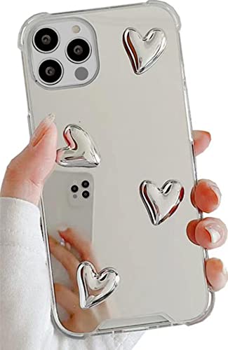 Shinymore Schutzhülle für iPhone 11 Pro Max, spiegelnd, flexibel, niedliches Herz, weiches Silikon, transparent, Make-up-Spiegel, für Damen und Mädchen, stoßfest, Schutzhülle für iPhone 11 Pro Max Shinymore Schutzhülle für iPhone 11 Pro Max, spiegelnd, flexibel, niedliches Herz, weiches Silikon, transparent, Make-up-Spiegel, für Damen und Mädchen, stoßfest, Schutzhülle für iPhone 11 Pro Max von Shinymore