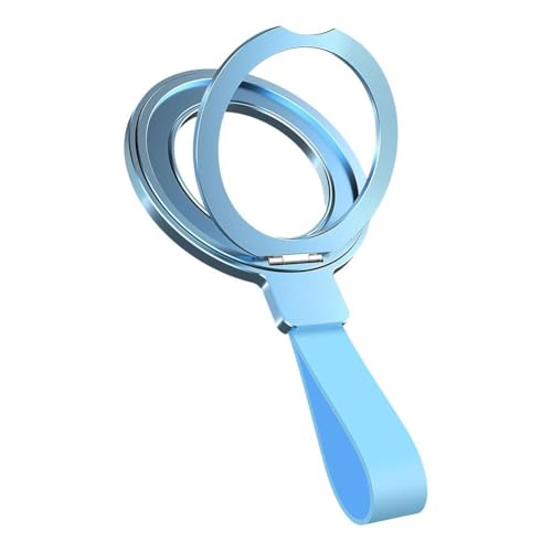 360 Grad drehbarer magnetischer Handyrückseite Aluminium Faule Legierung Finger U9A8 Aufkleber Klapptisch von Shinyruo
