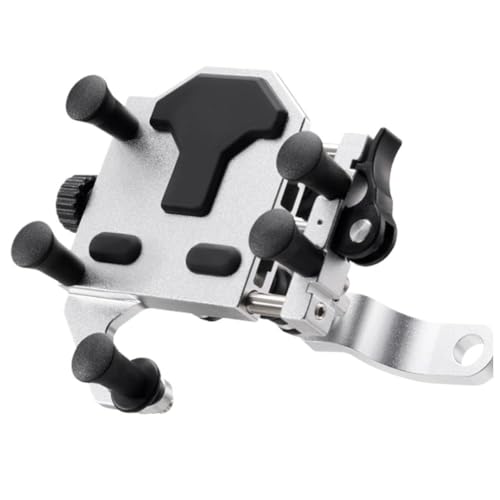 Shinyruo Motorrad Handyhalter Ständer Pedal Elektrischer Ständer Motorrad Telefon Fahrzeug Absorber Ständer S C4B3 Stoßdämpfend von Shinyruo