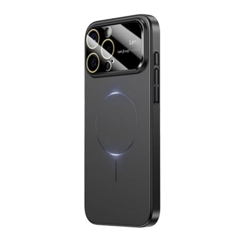 Starke magnetische Schutzhülle für iPhone 16 Pro Max, Fallschutz in Militärqualität, kompatibel mit Fingern, stoßfest, Schwarz Starke magnetische Schutzhülle für iPhone 16 Pro Max, Fallschutz in Militärqualität, kompatibel mit Fingern, stoßfest, Schwarz von Shinyruo