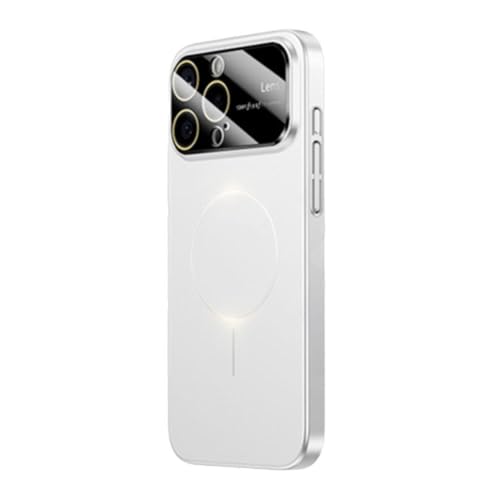 Starke magnetische Schutzhülle für iPhone 16 Pro Max, Fallschutz in Militärqualität, stoßfest, kompatibel mit Fingernagen, Weiß Starke magnetische Schutzhülle für iPhone 16 Pro Max, Fallschutz in Militärqualität, stoßfest, kompatibel mit Fingernagen, Weiß von Shinyruo