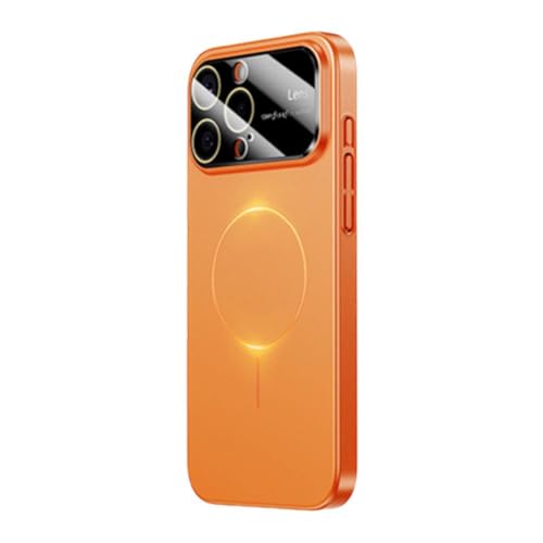 Starke magnetische Schutzhülle für iPhone 16 Pro Max, Fallschutz in Militärqualität, stoßfest, mit kompatiblem Orange Starke magnetische Schutzhülle für iPhone 16 Pro Max, Fallschutz in Militärqualität, stoßfest, mit kompatiblem Orange von Shinyruo