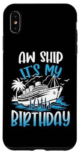 10. Geburtstag Kreuzfahrt Urlaub 10 Jahre alt Schiffsliebhaber Hülle für iPhone XS Max 10. Geburtstag Kreuzfahrt Urlaub 10 Jahre alt Schiffsliebhaber Hülle für iPhone XS Max von Ship Birthday Designs for Ship Lovers