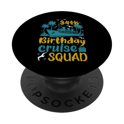 34. Geburtstag Kreuzfahrt Urlaub 34 Jahre alt Schiffsliebhaber PopSockets Klebender PopGrip 34. Geburtstag Kreuzfahrt Urlaub 34 Jahre alt Schiffsliebhaber PopSockets Klebender PopGrip von Ship Birthday Designs for Ship Lovers