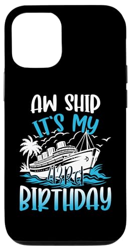 43. Geburtstag Kreuzfahrt Urlaub 43 Jahre alt Schiffsliebhaber Hülle für iPhone 12/12 Pro 43. Geburtstag Kreuzfahrt Urlaub 43 Jahre alt Schiffsliebhaber Hülle für iPhone 12/12 Pro von Ship Birthday Designs for Ship Lovers