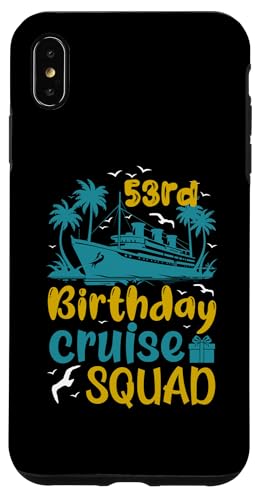 53. Geburtstag Kreuzfahrt Urlaub 53 Jahre alt Schiffsliebhaber Hülle für iPhone XS Max 53. Geburtstag Kreuzfahrt Urlaub 53 Jahre alt Schiffsliebhaber Hülle für iPhone XS Max von Ship Birthday Designs for Ship Lovers