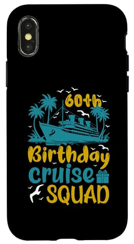 60. Geburtstag Kreuzfahrt Urlaub 60 Jahre alt Schiffsliebhaber Hülle für iPhone X/XS 60. Geburtstag Kreuzfahrt Urlaub 60 Jahre alt Schiffsliebhaber Hülle für iPhone X/XS von Ship Birthday Designs for Ship Lovers