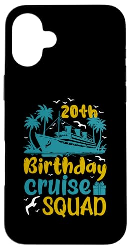 Kreuzfahrturlaub zum 20. Geburtstag 20 Jahre alter Schiffsliebhaber Hülle für iPhone 16 Plus Kreuzfahrturlaub zum 20. Geburtstag 20 Jahre alter Schiffsliebhaber Hülle für iPhone 16 Plus von Ship Birthday Designs for Ship Lovers