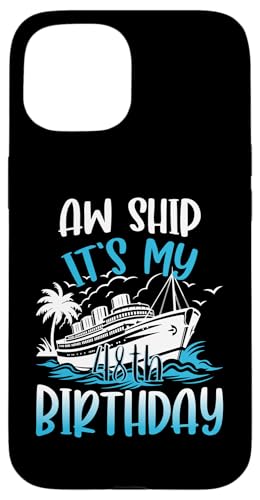 Kreuzfahrturlaub zum 48. Geburtstag 48 Jahre alter Schiffsliebhaber Hülle für iPhone 15 Kreuzfahrturlaub zum 48. Geburtstag 48 Jahre alter Schiffsliebhaber Hülle für iPhone 15 von Ship Birthday Designs for Ship Lovers