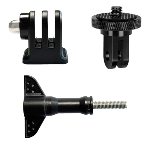 ShipeeKin Stativ Adater für Gopro, Aluminum Stativ Halterung Adapter 1/4 Zoll Kamerahalterung Stativgewinde Adapter mit Schraubenschlüssel für SLR DSLR Kamera Actioncam ShipeeKin Stativ Adater für Gopro, Aluminum Stativ Halterung Adapter 1/4 Zoll Kamerahalterung Stativgewinde Adapter mit Schraubenschlüssel für SLR DSLR Kamera Actioncam von ShipeeKin