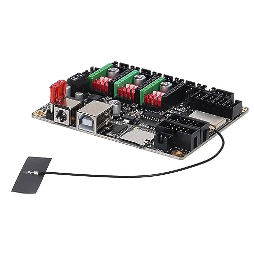 MKS DLC32 Laserschneider-Steuerplatine, Lasergravierer-Motherboard Präziser Betrieb 12–24 V DC APP-Steuerung mit Kühlkörper für 3D-Drucker von Shipenophy