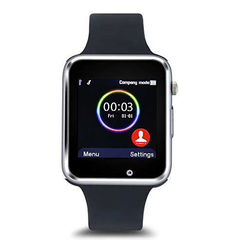 Shipenophy Fitness-, Handy-Fitnessuhr Multifunktions- -Smartwatch unterstützt Micro-SIM-Karte mit eingebautem Akku für Sport für alle Altersgruppen von Shipenophy