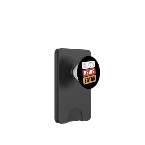 Bitte keine Fotos - Lustiger Spruch für Introvertierte PopSockets PopWallet für MagSafe von Shirts mit lustigen Sprüchen by PeeKay