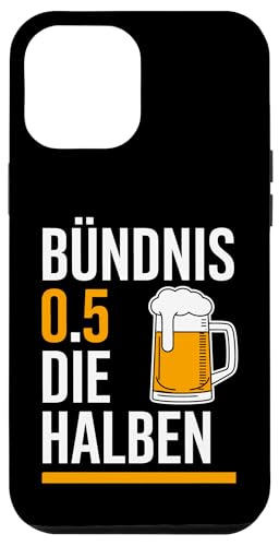 Bündnis 0,5 Die Halben – Lustiger Bier Spruch Hülle für iPhone 12 Pro Max Bündnis 0,5 Die Halben – Lustiger Bier Spruch Hülle für iPhone 12 Pro Max von Shirts mit lustigen Sprüchen by PeeKay