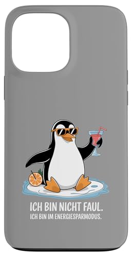 Ich bin nicht faul – Ich bin im Energiesparmodus Spruch Hülle für iPhone 13 Pro Max Ich bin nicht faul – Ich bin im Energiesparmodus Spruch Hülle für iPhone 13 Pro Max von Shirts mit lustigen Sprüchen by PeeKay