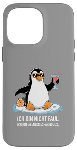 Ich bin nicht faul – Ich bin im Energiesparmodus Spruch Hülle für iPhone 14 Pro Max Ich bin nicht faul – Ich bin im Energiesparmodus Spruch Hülle für iPhone 14 Pro Max von Shirts mit lustigen Sprüchen by PeeKay