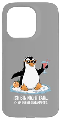 Ich bin nicht faul – Ich bin im Energiesparmodus Spruch Hülle für iPhone 15 Pro Ich bin nicht faul – Ich bin im Energiesparmodus Spruch Hülle für iPhone 15 Pro von Shirts mit lustigen Sprüchen by PeeKay
