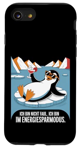 Ich bin nicht faul – Ich bin im Energiesparmodus Spruch Hülle für iPhone SE (2020) / 7 / 8 von Shirts mit lustigen Sprüchen by PeeKay