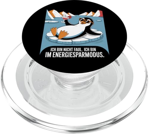 Ich bin nicht faul – Ich bin im Energiesparmodus Spruch PopSockets PopGrip für MagSafe Ich bin nicht faul – Ich bin im Energiesparmodus Spruch PopSockets PopGrip für MagSafe von Shirts mit lustigen Sprüchen by PeeKay