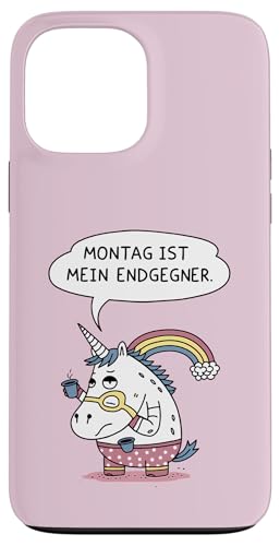 Montag ist mein Endgegner – Lustiger Einhorn Spruch Hülle für iPhone 13 Pro Max Montag ist mein Endgegner – Lustiger Einhorn Spruch Hülle für iPhone 13 Pro Max von Shirts mit lustigen Sprüchen by PeeKay