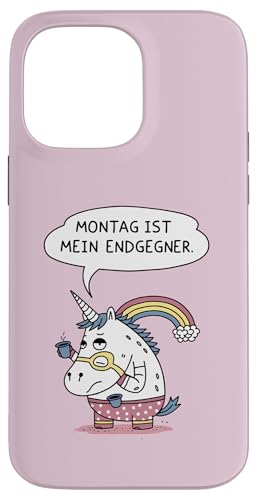 Montag ist mein Endgegner – Lustiger Einhorn Spruch Hülle für iPhone 14 Pro Max Montag ist mein Endgegner – Lustiger Einhorn Spruch Hülle für iPhone 14 Pro Max von Shirts mit lustigen Sprüchen by PeeKay