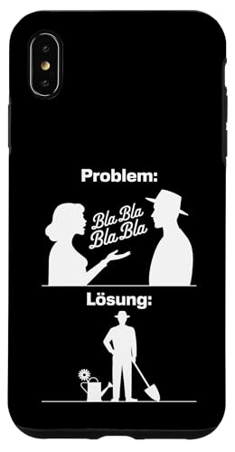 Problem Bla Bla Lösung Gartenarbeit Lustig Hülle für iPhone XS Max Problem Bla Bla Lösung Gartenarbeit Lustig Hülle für iPhone XS Max von Shirts mit lustigen Sprüchen by PeeKay