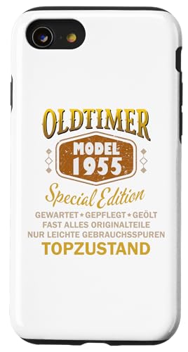 Hülle für iPhone SE (2020) / 7 / 8 70. Geburtstag Mann 70 Jahre alt Oldtimer 1955 Lustig Deko von Shirts of Heaven