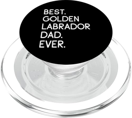 Golden Lab Goldador Best Golden Labrador Dad Ever PopSockets PopGrip für MagSafe Golden Lab Goldador Best Golden Labrador Dad Ever PopSockets PopGrip für MagSafe von Shirts & Geschenke für Hundebesitzer, Hundehalter