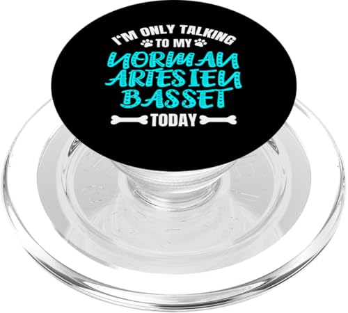 I'm Only Talking To My Norman Artesien Basset Today PopSockets PopGrip für MagSafe I'm Only Talking To My Norman Artesien Basset Today PopSockets PopGrip für MagSafe von Shirts & Geschenke für Hundebesitzer, Hundehalter
