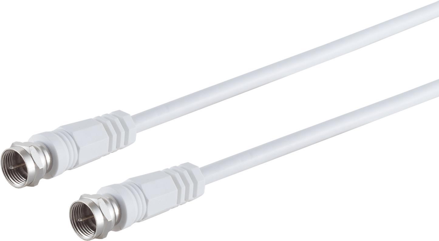 Kabel SAT, F(St)->F(St), 10m, weiss (TR80098-128) von ShiverPeaks