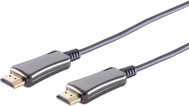 Optisches HDMI Kabel, 4K 60Hz, schwarz - L�nge: 15,00 m (30-05085) von ShiverPeaks