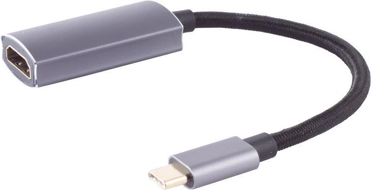 S/CONN maximum connectivity Adapter, USB-Typ C Stecker auf HDMI-A Buchse, 4K60Hz, ProX, 0,1m (14-05051) von ShiverPeaks