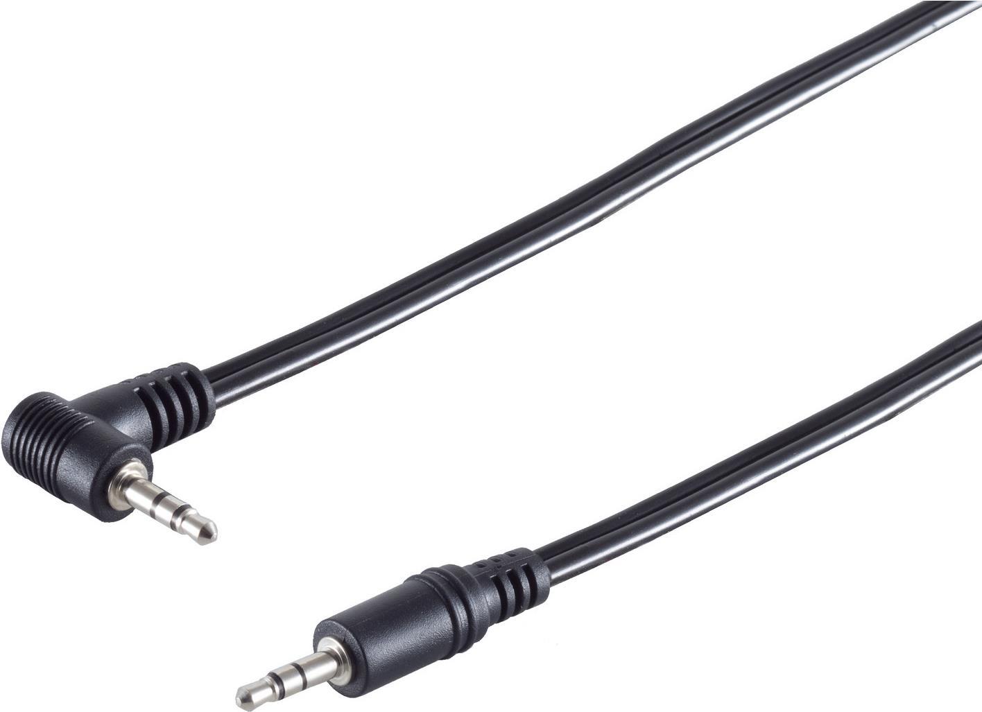 S/CONN maximum connectivity Klinken-Kabel-Winkel-Klinkenstecker 3,5mm stereo auf Klinkenstecker 3,5mm stereo, 1,5m (30817) von ShiverPeaks