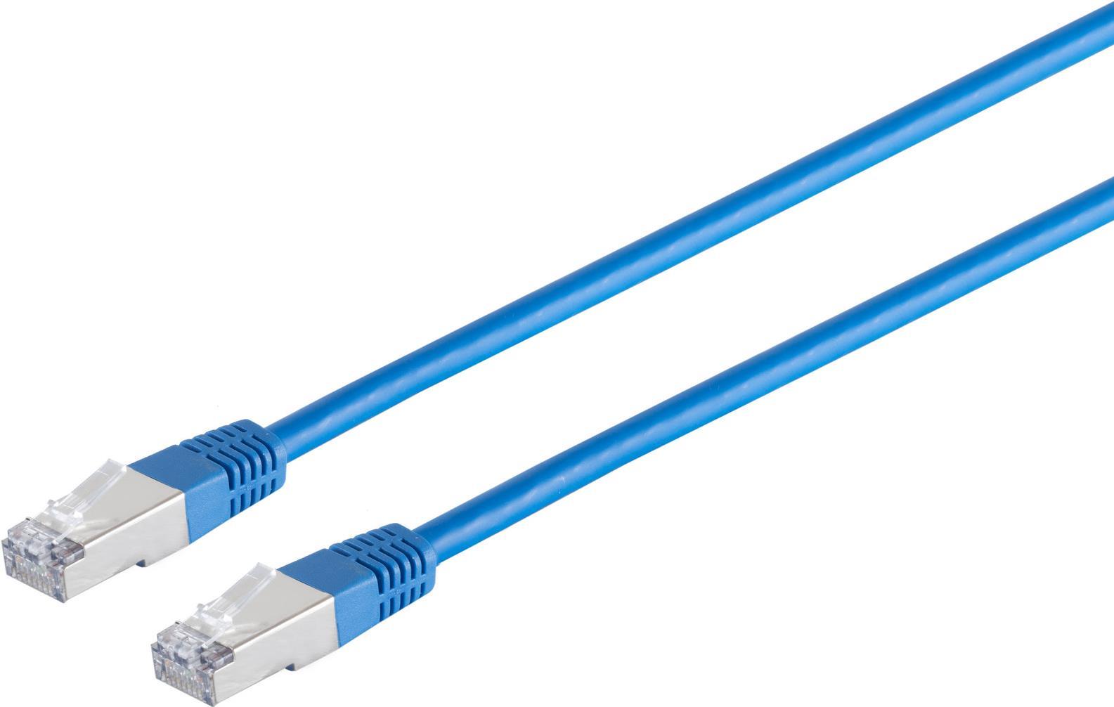 S/CONN maximum connectivity Netzwerkkabel-Patchkabel, cat 6, S/FTP, PIMF, Halogenfrei, blau, 7,5m (75717-HB) von ShiverPeaks