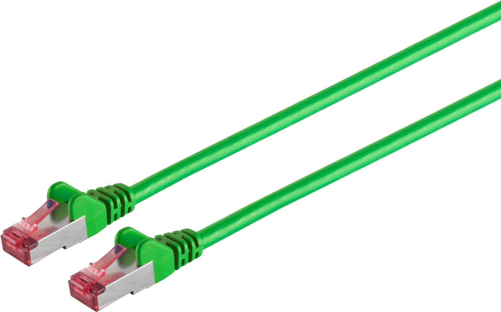 S/CONN maximum connectivity Netzwerkkabel-Patchkabel, cat 6A, S/FTP, PIMF, Halogenfrei, GHMT-ZERTIFIZIERT, grün, 3,0m (75713-AG) von ShiverPeaks