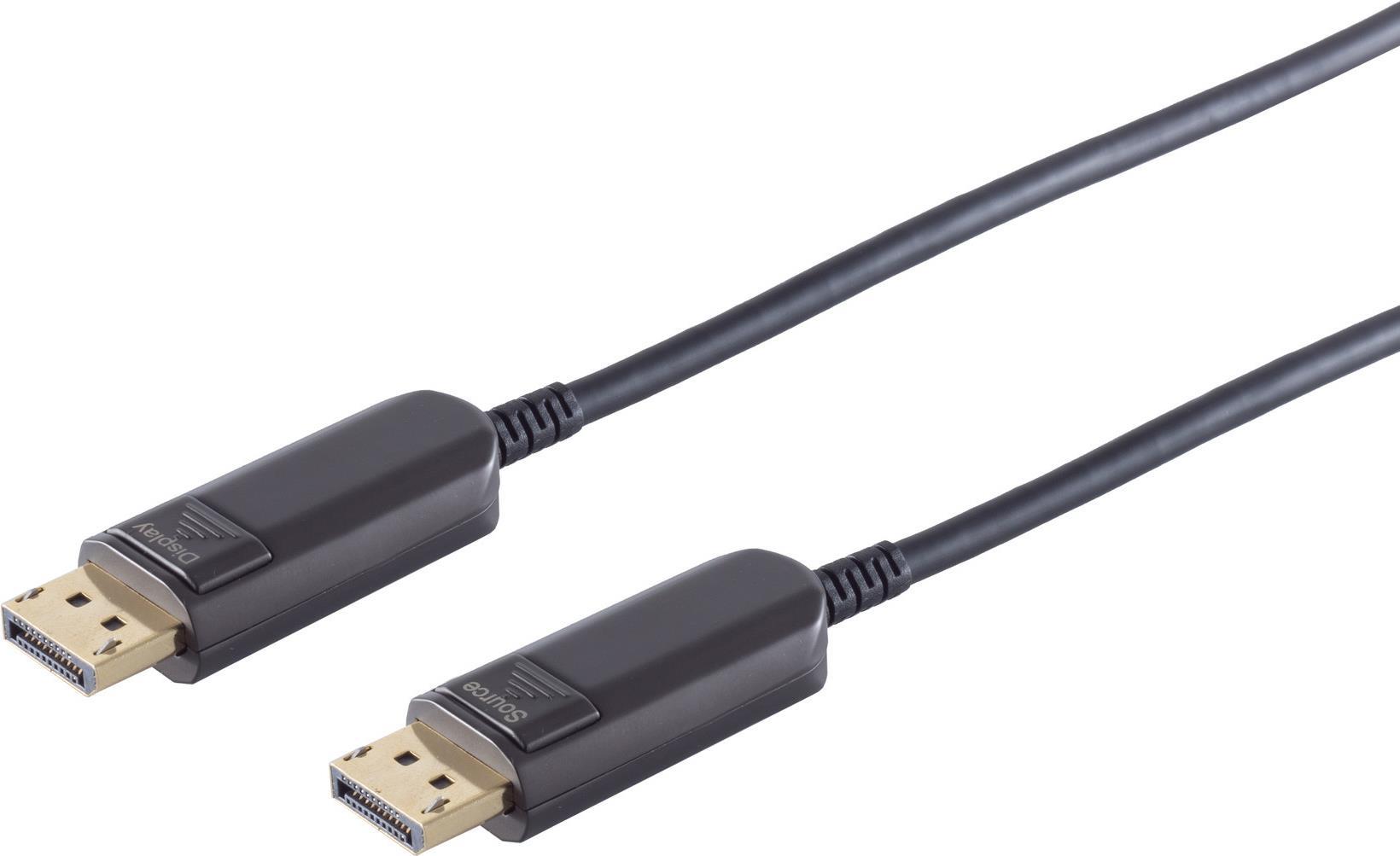 S/CONN maximum connectivity Optisches Displayport Kabel, 8K, 100,0m (30-151005) von ShiverPeaks