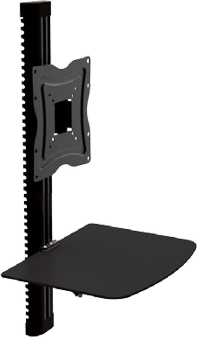 S/CONN maximum connectivity Plasma/LCD,LED Wandhalter für 33,00cm (13)-37 Displays, +10°/-5° neigbar, max. Tragkraf 30 kg, mit DVD/Video/BluRayplayer.. Halterung max. Tragkaft 10 kg, Länge 600 mm, VESA standard (89770) von ShiverPeaks