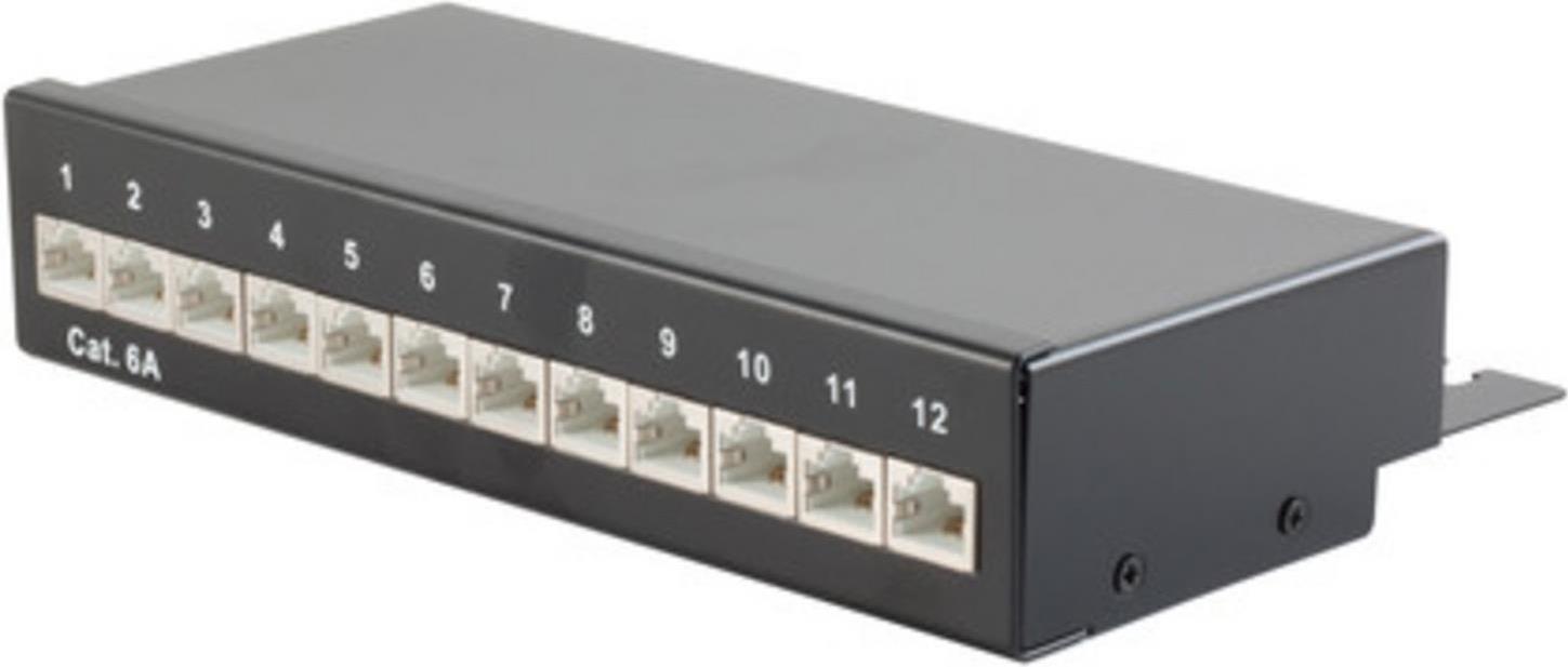 S-Conn 75076 - Cat6a - RJ-45 - Cat6a - Schwarz - 212 mm - 45 mm (75076) von ShiverPeaks