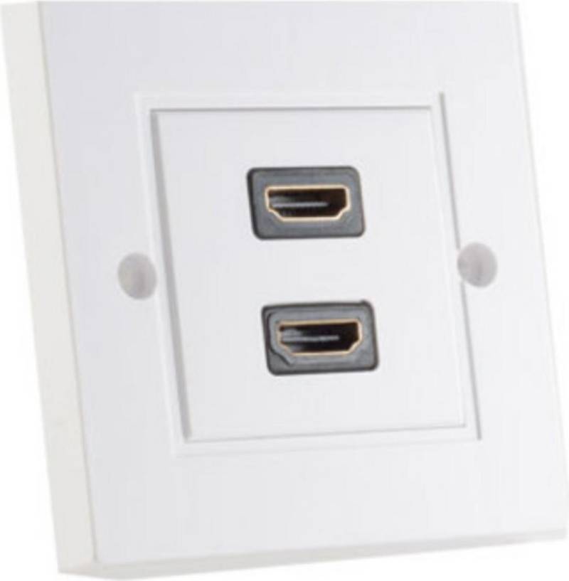 S-Conn 79500-2 2 x HDMI Weiß Steckdose (79500-2) von ShiverPeaks
