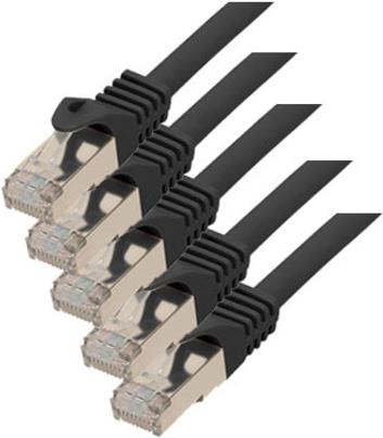 S-Conn RJ45-RJ45 - m-m - 5m - RJ-45 - RJ-45 - Männlich/männlich - Gold -Cat.7 Rohkabel - S/FTP (S-STP) (75515-S-SET5) von ShiverPeaks