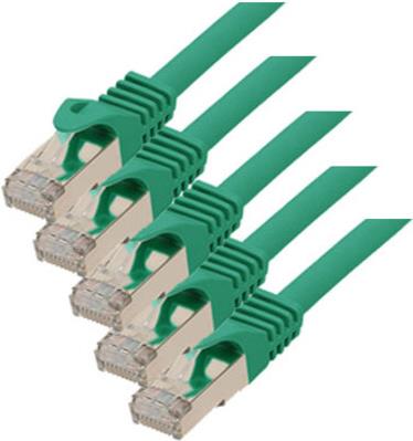 S-ConnCat.7 Rohkabel S/FTP 2 m - RJ-45 - RJ-45 - Männlich/männlich - Gold -Cat.7 Rohkabel - S/FTP (S-STP) (75512-G-SET5) von ShiverPeaks