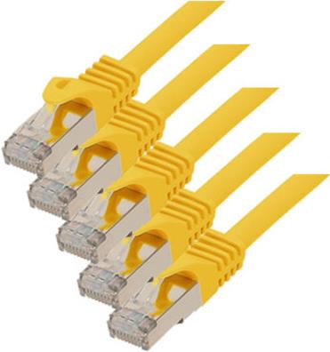 S-ConnCat.7 Rohkabel S/FTP 2 m - RJ-45 - RJ-45 - Männlich/männlich - Gold -Cat.7 Rohkabel - S/FTP (S-STP) (75512-Y-SET5) von ShiverPeaks