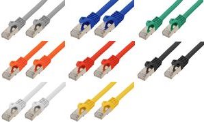 Shiverpeaks BASIC-S - Patch-Kabel - RJ-45 (M) bis RJ-45 (M) - 7.5 m - SFTP, PiMF -Cat.7 Rohkabel (Kabel) / CAT 6a (Anschlüsse) - halogenfrei, geformt, ohne Haken - Rot von ShiverPeaks