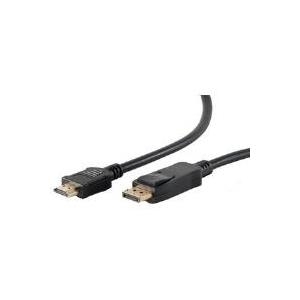 Shiverpeaks BASIC-S - Video- / Audiokabel - DisplayPort / HDMI - DisplayPort (M) bis HDMI (M) - 5,0m - abgeschirmt - Schwarz - geformt (BS77495-2) von ShiverPeaks