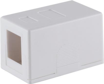 shiverpeaks ®-BASIC-S--Keystone Anschlussbox, weiß (BS08-10115) von ShiverPeaks