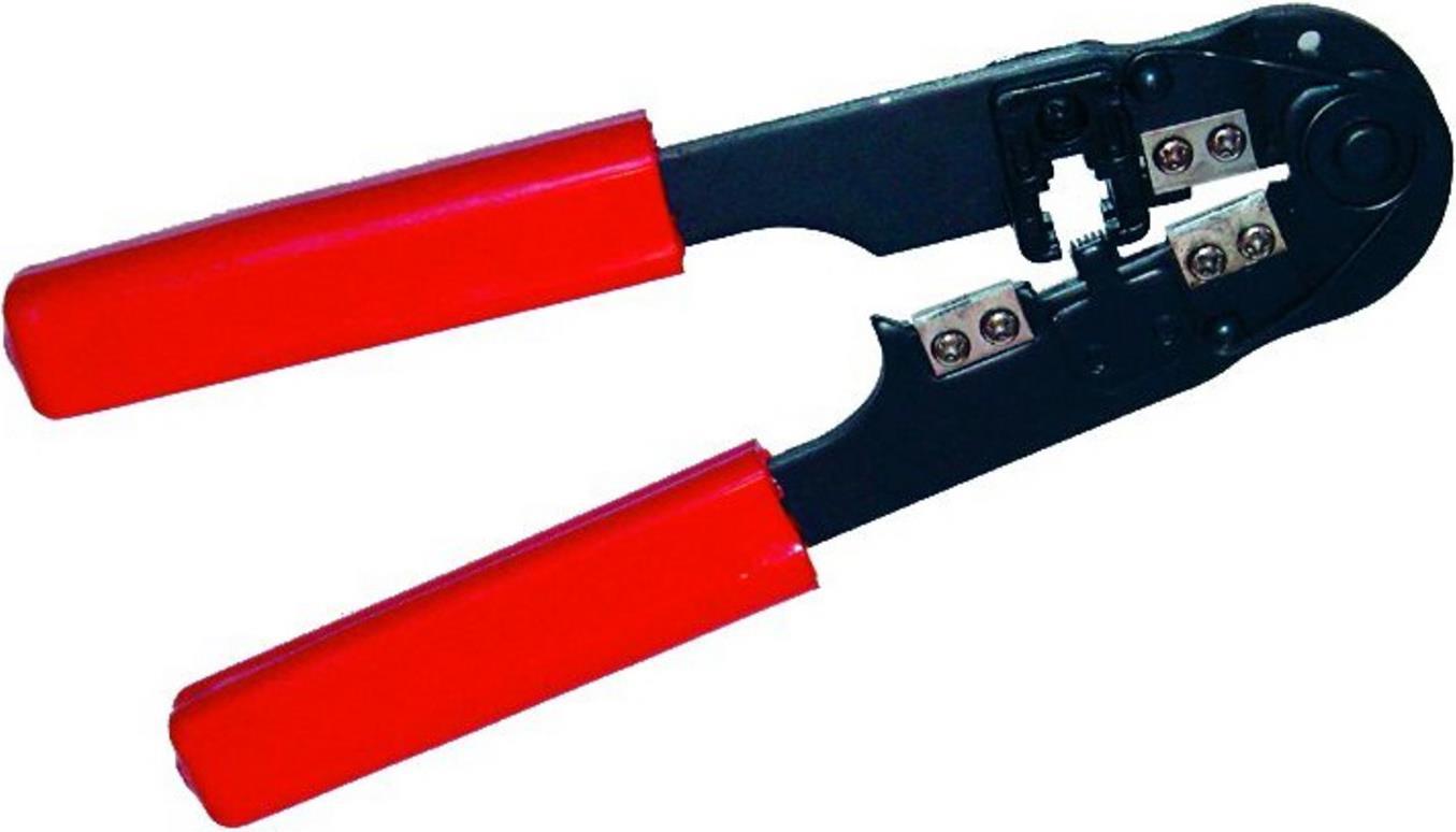 shiverpeaks ®-BASIC-S--Modular-Crimpzange, für 6 Western-Stecker, Metall (BS73000-6M) von ShiverPeaks