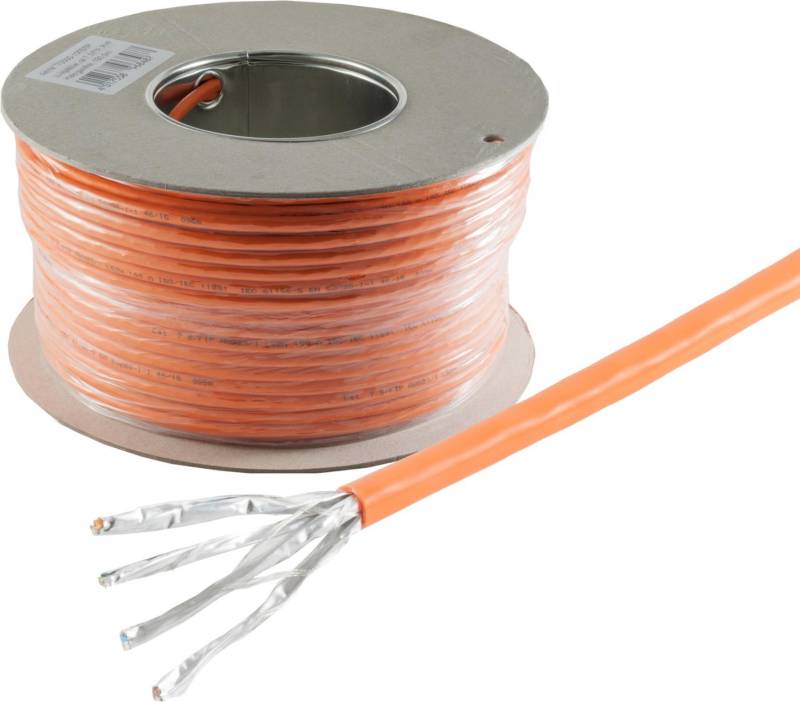 shiverpeaks ®-BASIC-S--Netzwerkkabel-LAN-Verlegekabel,Cat.7 Rohkabel, S/FTP, GHMT Zertifizierung, Bandbreite 600 MHz, 500m (BS08-82035007) von ShiverPeaks