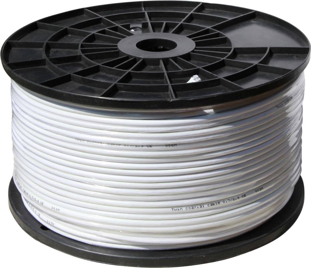 shiverpeaks ®-BASIC-S--SAT-Koaxialkabel 1.01/4.6, 3-fach geschirmt, Kupfer, >120dB, 100m (BS90-10001) von ShiverPeaks