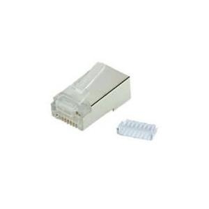 shiverpeaks BASIC-S 100 Stück Modularstecker RJ45 8/8 Cat.6 (BS72060-R) von ShiverPeaks